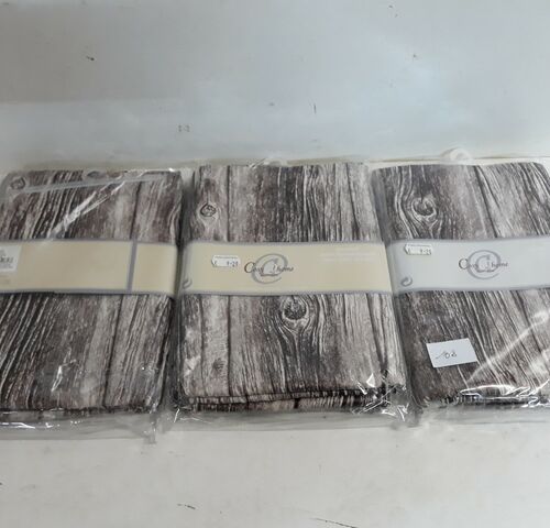 3 x Decostof houtnerfprint 2x1,5M – kavel bij Belga Veilingen, Oudsbergen