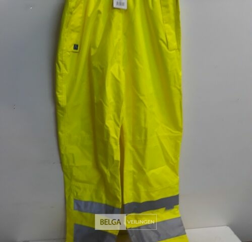1 x Regenbroek pvc geel fluo XXL – kavel bij Belga Veilingen, Oudsbergen