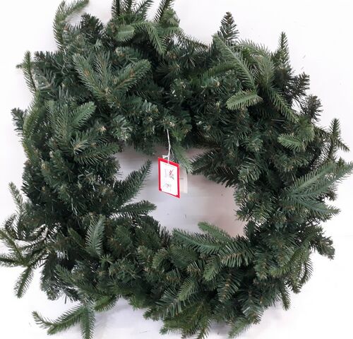 1 x Kerstkrans groen 65 cm combitakken – kavel bij Belga Veilingen, Oudsbergen