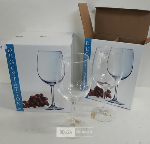 3 x Wijnglas 59 cl 2 stuks – kavel bij Belga Veilingen, Oudsbergen