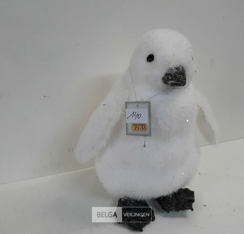 1 x Pinguïn 32 cm – kavel bij Belga Veilingen, Oudsbergen