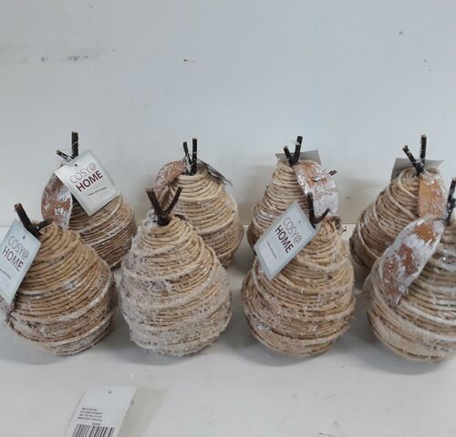 8 x Deco peer 13 cm – kavel bij Belga Veilingen, Oudsbergen
