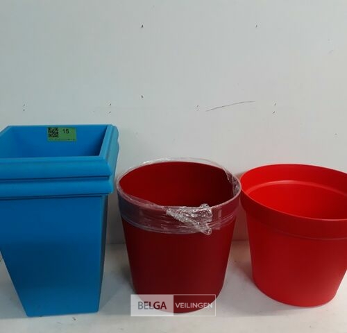 4 x Bloempot mix – kavel bij Belga Veilingen, Oudsbergen