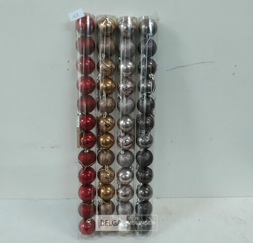 4 x Kerstballen 4,5 cm pvc 12 stuks mix kleuren – kavel bij Belga Veilingen, Oudsbergen