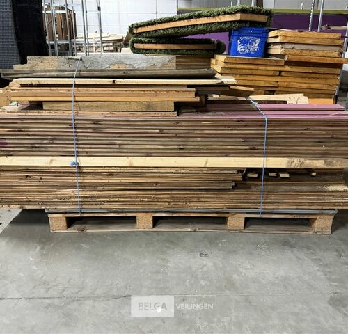 1 Pallet hout divers – kavel bij Belga Veilingen, Lummen