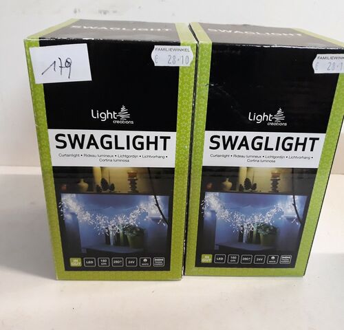2 x Vensterverlichting LED helder wit 1,6 M – kavel bij Belga Veilingen, Oudsbergen