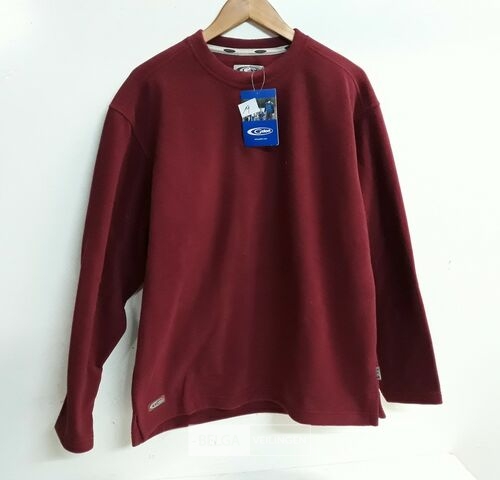 1 x Fleece bordeaux trui gelert L – kavel bij Belga Veilingen, Oudsbergen