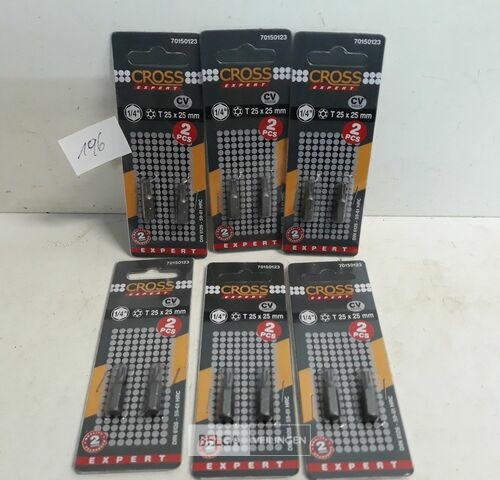 6 x Bitsen Torx T25 2 stuks – kavel bij Belga Veilingen, Oudsbergen