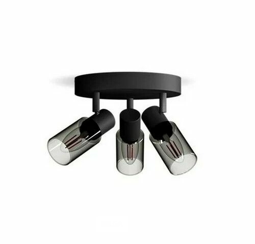 Philips opbouwspot Palms zwart 3-lichts – kavel bij Belga Veilingen, Bree