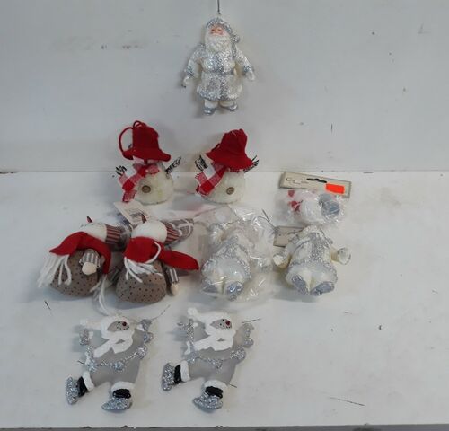 10 x Hangdeco 10 cm mix 5 assorti – kavel bij Belga Veilingen, Oudsbergen