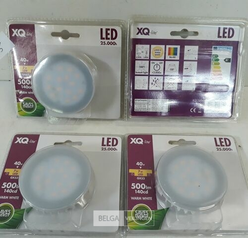 4 x LED spot GX53 7W 500lm warm wit – kavel bij Belga Veilingen, Oudsbergen