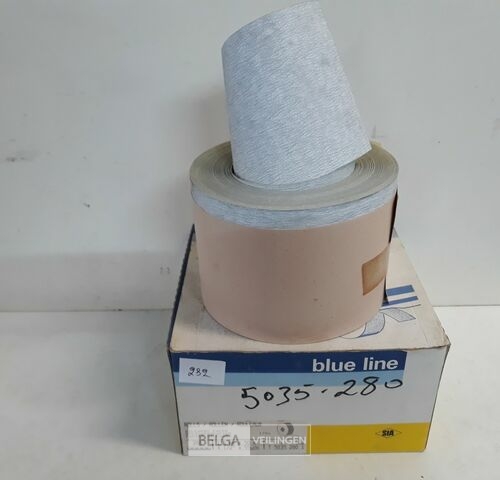 1 x Schuurpapier op rol K280 115mm x 50M – kavel bij Belga Veilingen, Oudsbergen