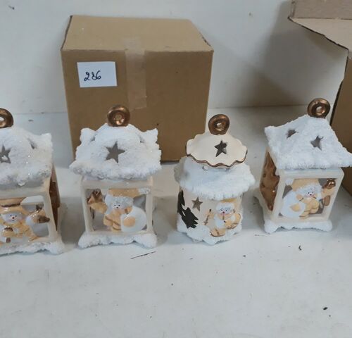 8 x T-lichthuisje winter 4 assorti – kavel bij Belga Veilingen, Oudsbergen