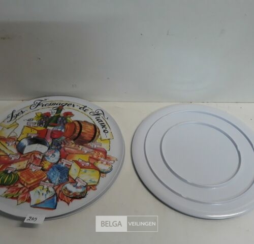 4 x Kaasbord 33 cm pvc – kavel bij Belga Veilingen, Oudsbergen