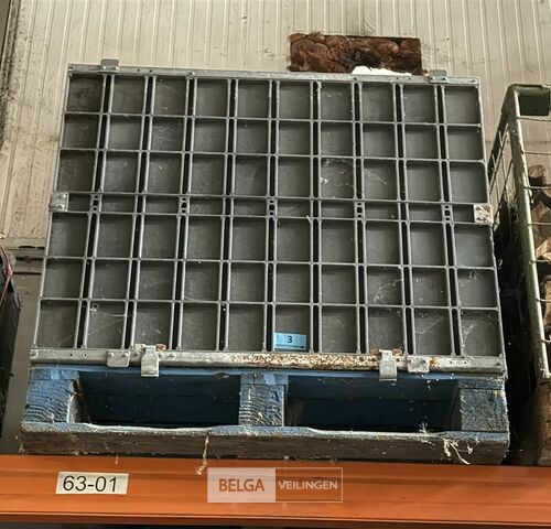 1 Palletbox hard hout – kavel bij Belga Veilingen, Lummen