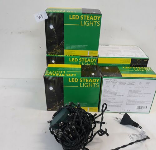 8 x Kerstlampen 120 L LED warm wit – kavel bij Belga Veilingen, Oudsbergen