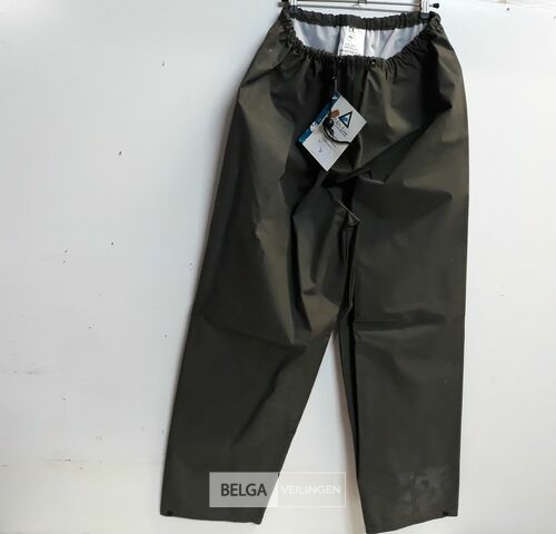 1 x Regenbroek rain-stretch groen XL – kavel bij Belga Veilingen, Oudsbergen