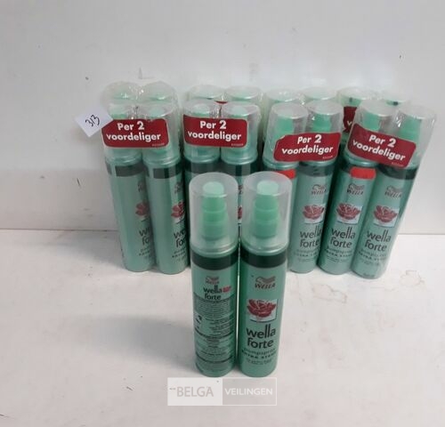 9 x Wella forte haarspray 150ml 2 stuks – kavel bij Belga Veilingen, Oudsbergen