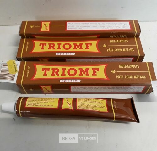 3 x Metaalpoets 75 ml Triomf – kavel bij Belga Veilingen, Oudsbergen
