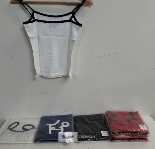 12 x Topje L mix kleuren – kavel bij Belga Veilingen, Oudsbergen
