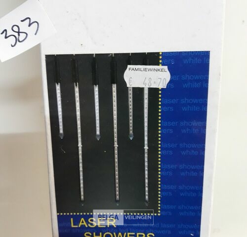 1 x Kerstverlichting shooting lazer 3x30 cm + 3 x 60 cm – kavel bij Belga Veilingen, Oudsbergen