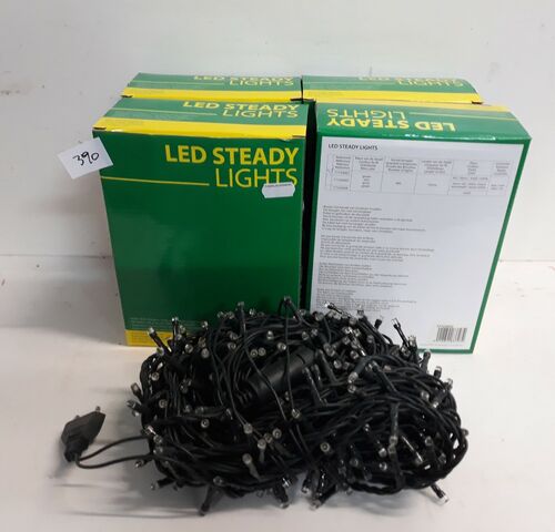 4 x Kerstverlichting LED 360 L helder wit – kavel bij Belga Veilingen, Oudsbergen