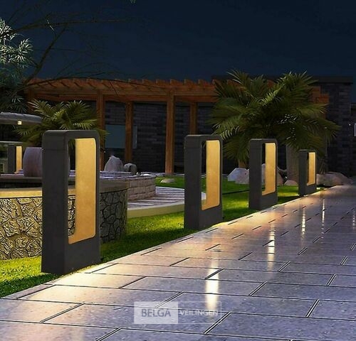 10 x Tuinlamp – 40 cm –7W LED – 3000K Warm Wit – IP54 – SLA-01 – kavel bij Belga Veilingen