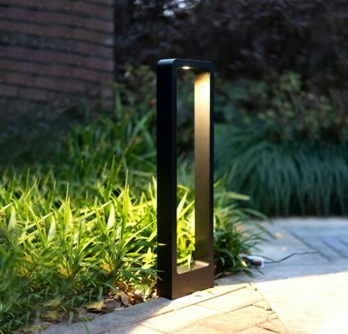4 x Tuinlamp – 60 cm – 7W LED – 3000K Warm Wit – IP54 – Zwart – SLA-01 – kavel bij Belga Veilingen
