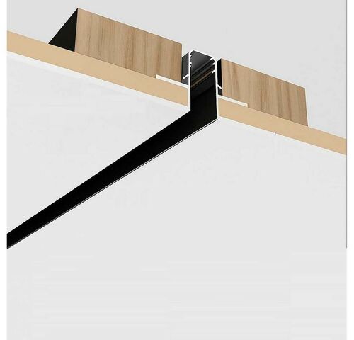 3 x Inbouw Magnetische Rail – 20mm – 48V – 3 Meter – Zwart – kavel bij Belga Veilingen
