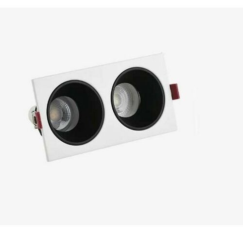 10 x Downlight Fitting – Draaibaar – GU10 – Wit/Zwart – IP20 – EP-2 – kavel bij Belga Veilingen