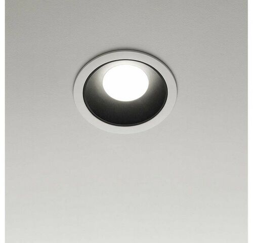 50 x Downlight Fitting – GU10 – Zwart/Wit – IP20 – kavel bij Belga Veilingen
