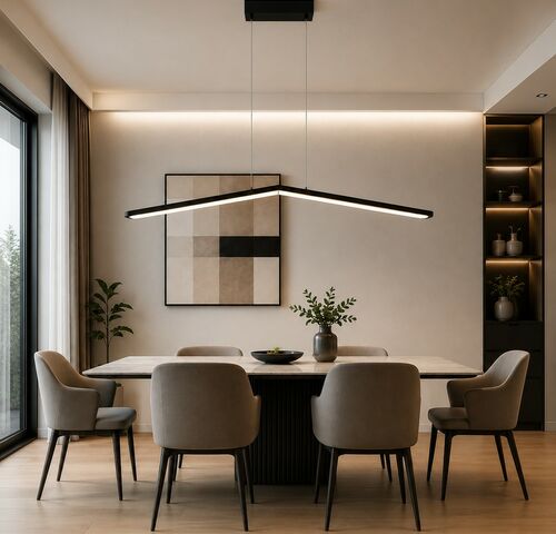 LED Hanglamp 16W – 4000K Neutraal Wit - Zwart – IP20 – EDMOND-16 – kavel bij Belga Veilingen