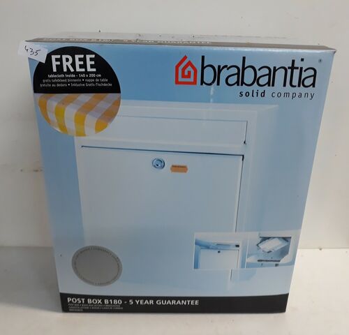 1 x Brievenbus Brabantia Silver Grey – kavel bij Belga Veilingen, Oudsbergen