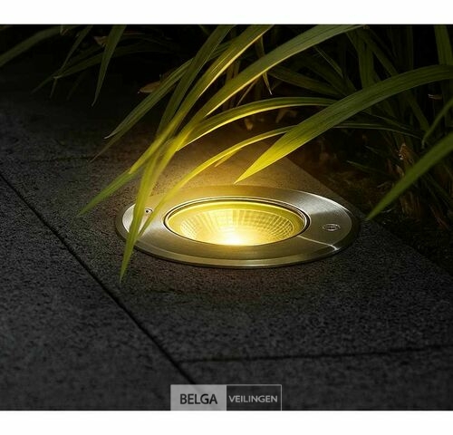 6 x Grondspot Rond – GU10 – IP65 Waterdicht – kavel bij Belga Veilingen