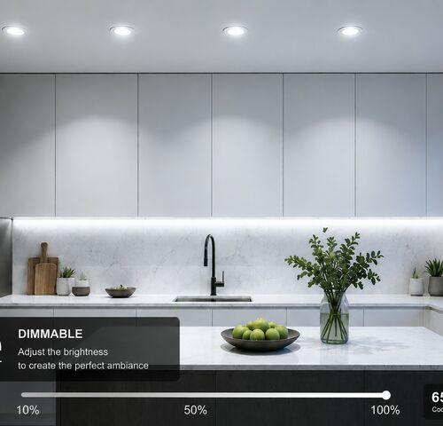 25 x LED Downlight – 7W – Draaibaar – Dimbaar – 6500K Koud Wit – Zilver – kavel bij Belga Veilingen