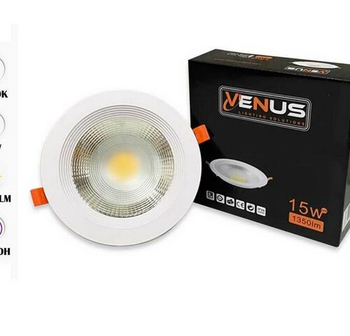 10 x LED Downlight – 15W – 3000K Warm Wit – IP20 – kavel bij Belga Veilingen