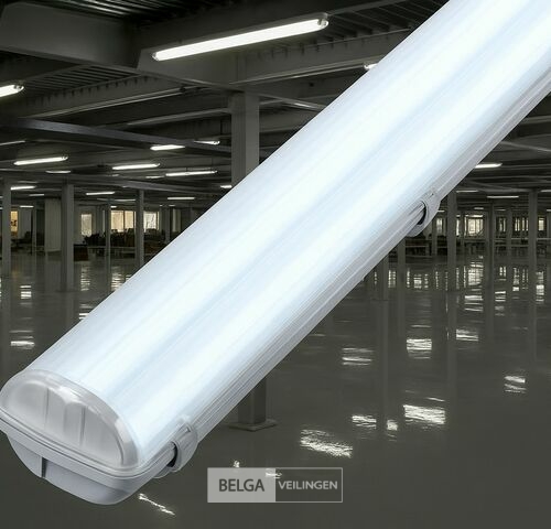 16 x Dubbele TL Armatuur 120cm – IP65 Waterdicht – MASTER – kavel bij Belga Veilingen
