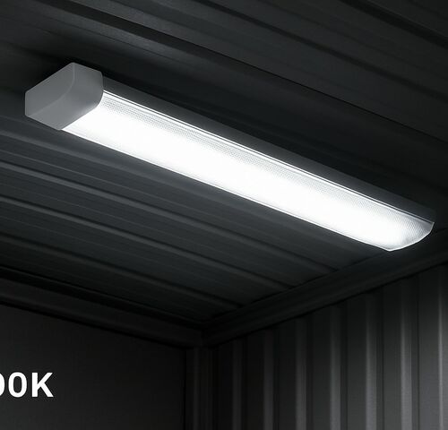 30 x LED-Batten met Lens – 120W – 120cm – 6500K Koud Wit – TETRA-LENS – kavel bij Belga Veilingen
