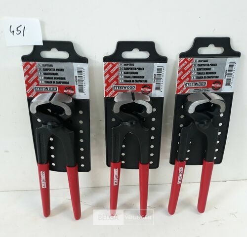 3 x Trektang 180 mm – kavel bij Belga Veilingen, Oudsbergen