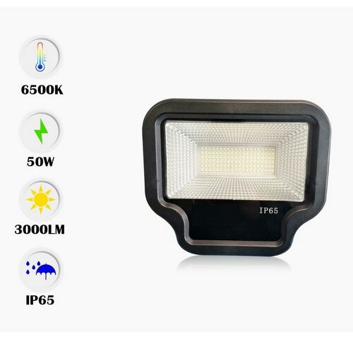10 x LED Schijnwerper 50W – 6500K Koud Wit – IP65 – WARD-50 – kavel bij Belga Veilingen