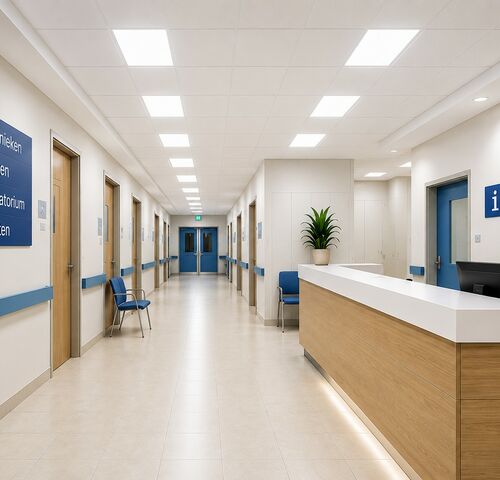 16 x LED Paneel 24W – 4200K Neutraal Wit - 595x295mm – IP20 – ZODIAC-24 – kavel bij Belga Veilingen