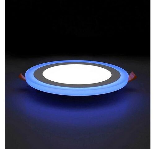 10 x LED Paneel – Blauw / Wit – 24W (18W + 6W) – Aan/Uit – kavel bij Belga Veilingen