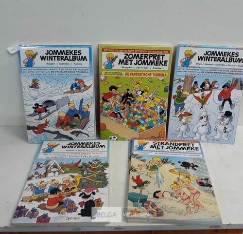 10 x Jommekes doe-kleur en leesboek 5 assorti – kavel bij Belga Veilingen, Oudsbergen