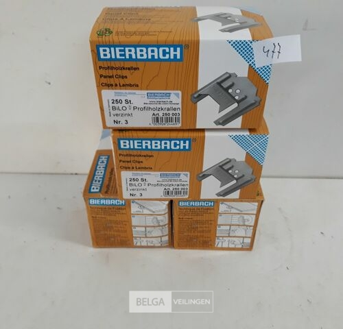 4 x Clips voor clickplank 3 mm 250 stuks – kavel bij Belga Veilingen, Oudsbergen