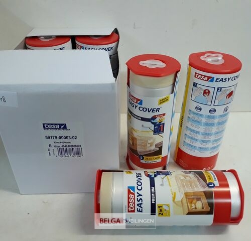6 x Easycover in afroller Tesa – kavel bij Belga Veilingen, Oudsbergen