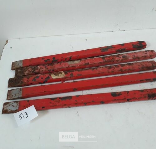 5 x Steenbeitel plat 30 cm – kavel bij Belga Veilingen, Oudsbergen