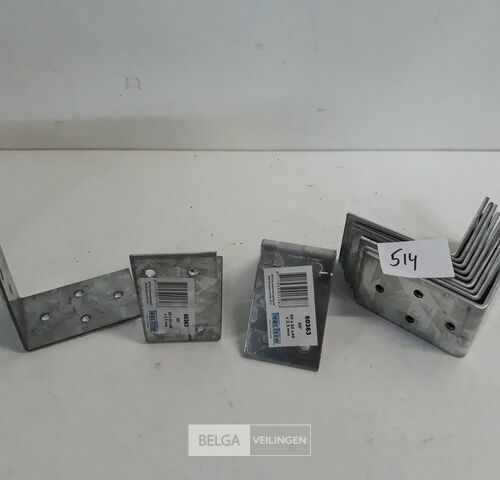 12 x Hoekanker zwaar 60x60x40 mm – kavel bij Belga Veilingen, Oudsbergen
