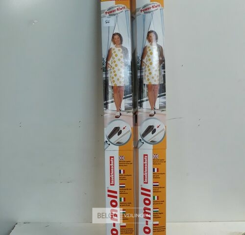 2 x Vliegenlammellen 1M x 220 cm – kavel bij Belga Veilingen, Oudsbergen