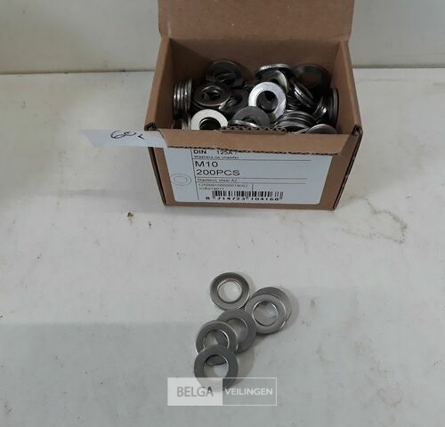 1 x Rondellen Inox A2 M 10 200 stuks – kavel bij Belga Veilingen, Oudsbergen