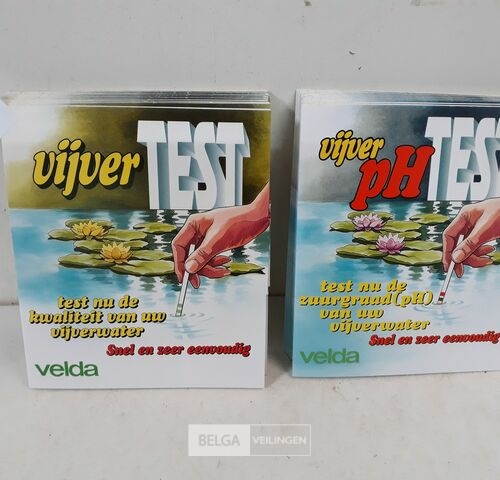 20 x Testkit voor vijver 2 assorti – kavel bij Belga Veilingen, Oudsbergen